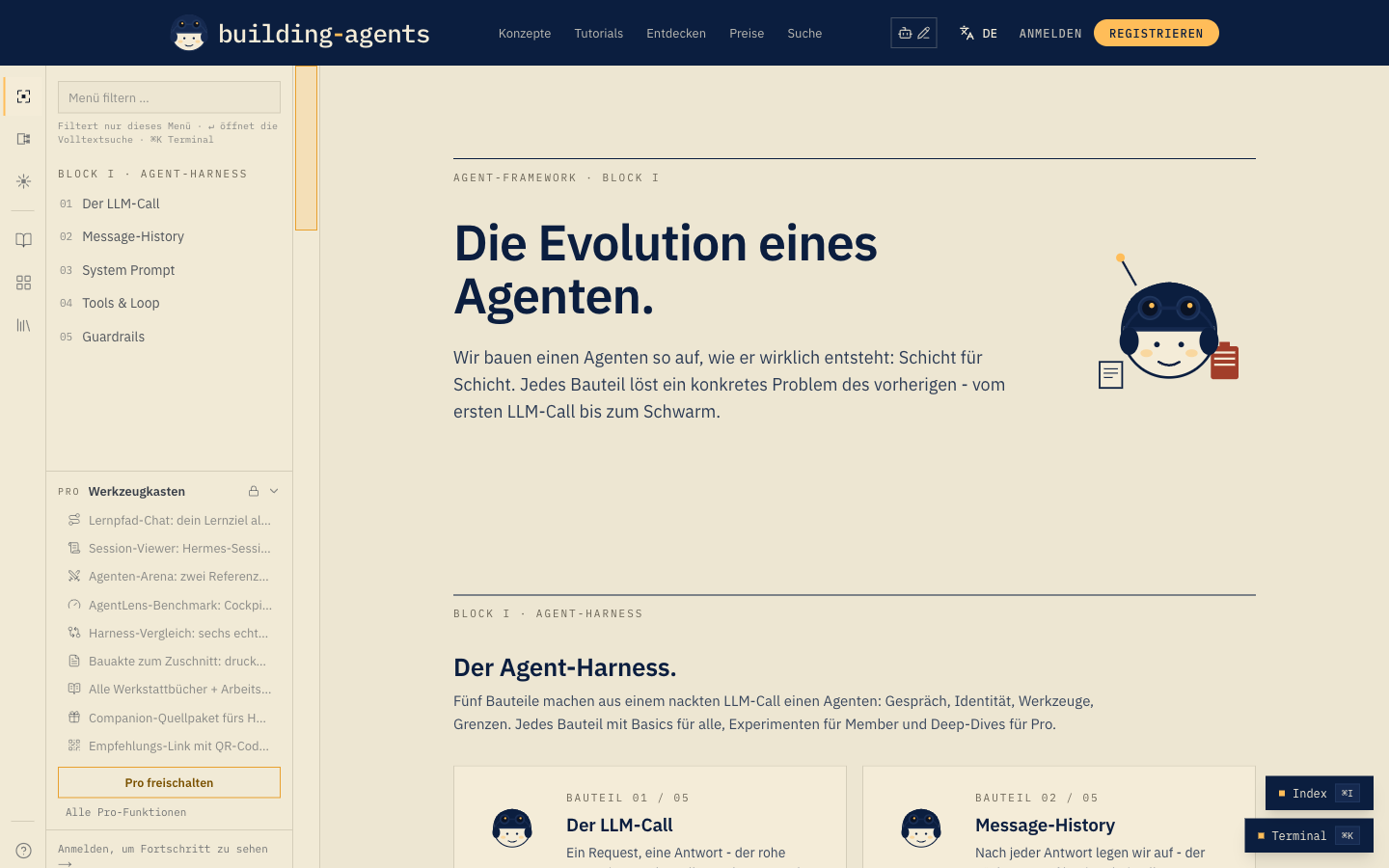 Agent-Framework – der Harness in fünf Bauteilen